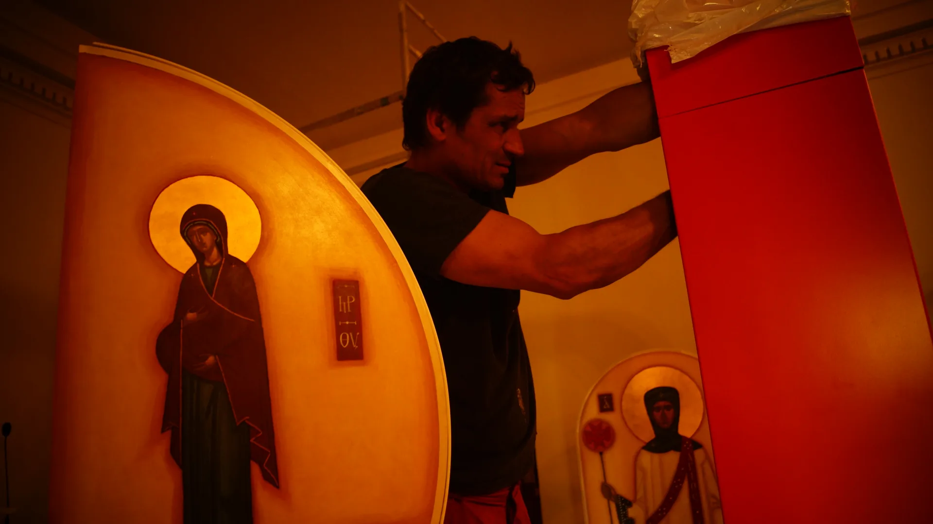 IKONOSTAS W CERKWI GRECKOKATOLICKIEJ PW. ŚW. JOZAFATA W LUBLINIE 2