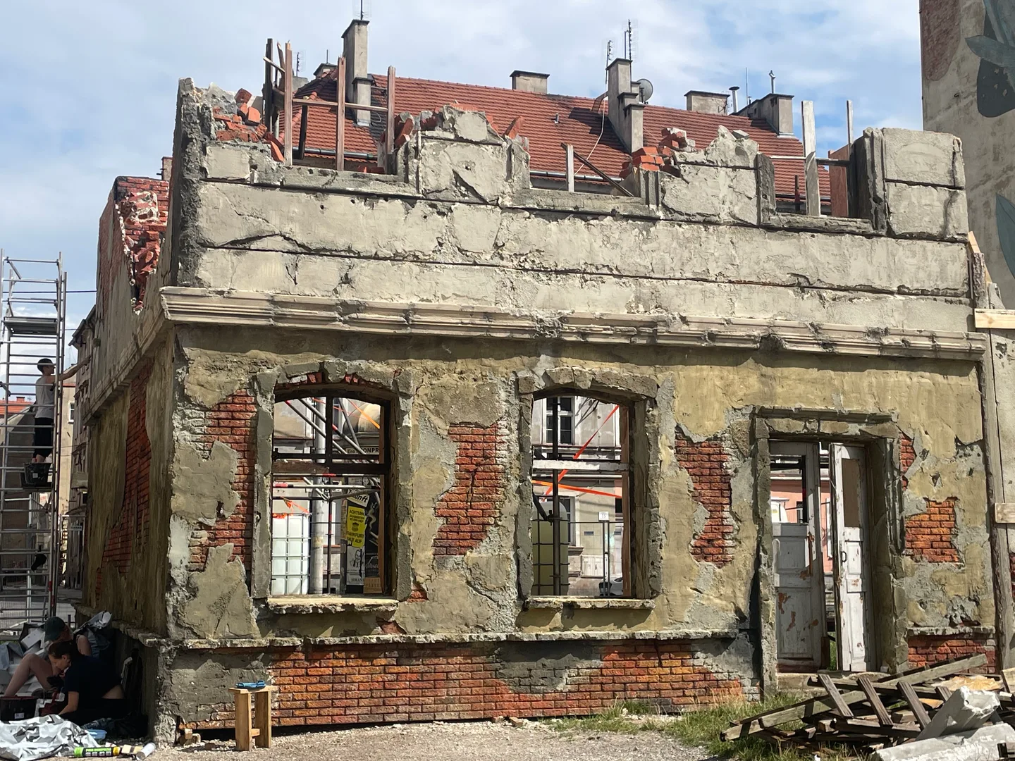 PRODUKCJA SCENOGRAFII DO FILMU "VATERLAND" 4